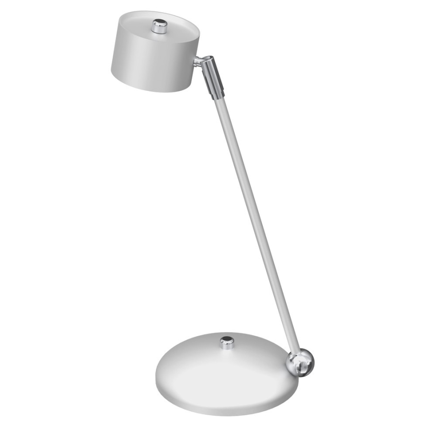 Namizna svetilka ARENA 1xGX53/11W/230V bela/sijajni krom