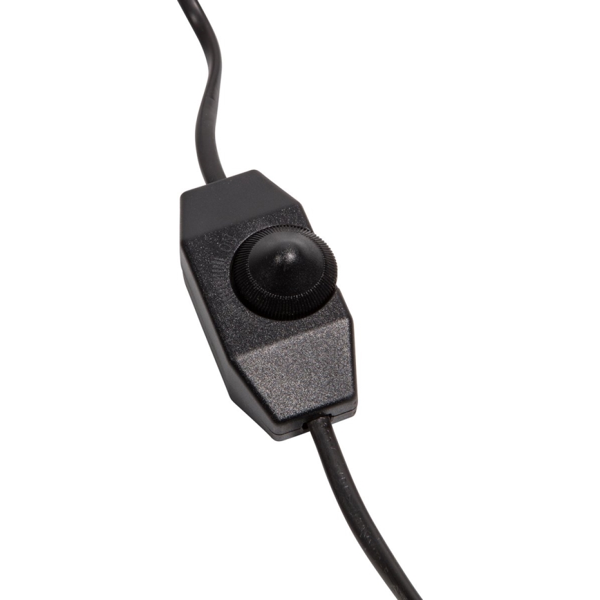 Namizna svetilka ASEL 1xE27/25W/230V marmor siva/rjava