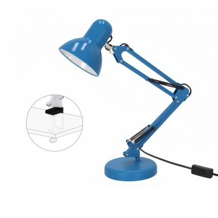 Namizna svetilka AURIQ 1xE27/60W/230V modra