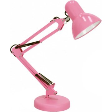 Namizna svetilka AURIQ 1xE27/60W/230V rožnata