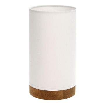 Namizna svetilka FIRE 1xE27/25W/230V hrast/beli hrast