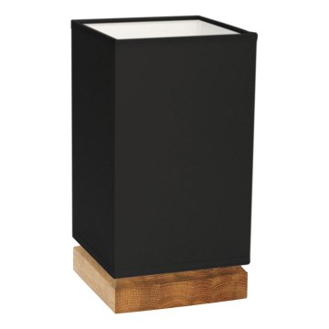 Namizna svetilka FIRE 1xE27/25W/230V hrast/črn hrast