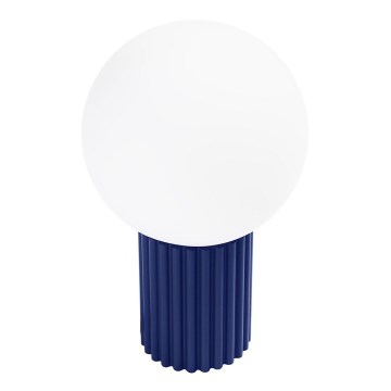 Namizna svetilka HALO 1xG9/8W/230V pr. 12 cm modra