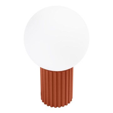 Namizna svetilka HALO 1xG9/8W/230V pr. 12 cm oranžna