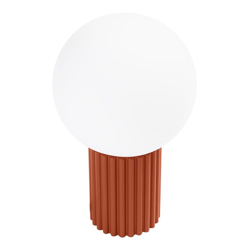 Namizna svetilka HALO 1xG9/8W/230V pr. 12 cm oranžna