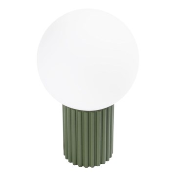 Namizna svetilka HALO 1xG9/8W/230V pr. 12 cm zelena