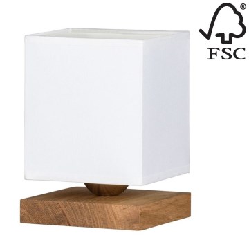 Namizna svetilka INGER 1xE27/25W/230V hrast - FSC certifikat