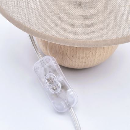 Namizna svetilka JUTA 1xE27/60W/230V buk