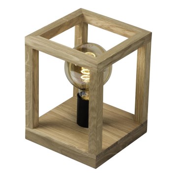 Namizna svetilka KAGO 1xE27/60W/230V matni hrast