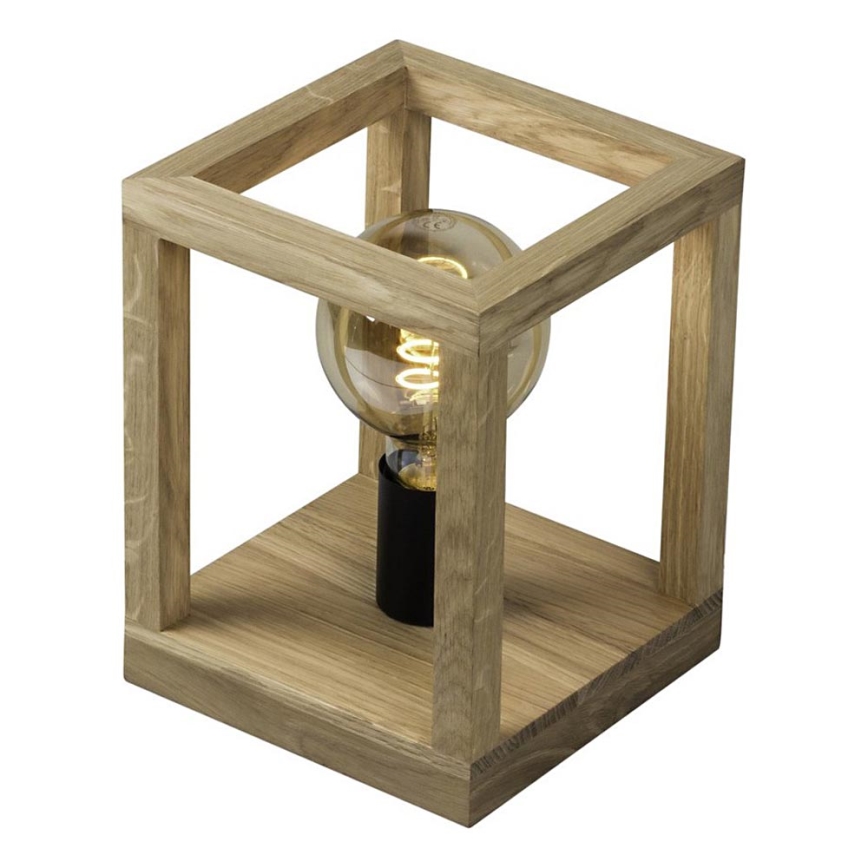 Namizna svetilka KAGO 1xE27/60W/230V matni hrast