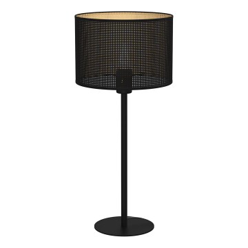 Namizna svetilka LOFT SHADE 1xE27/60W/230V pr. 25 cm črna/zlata
