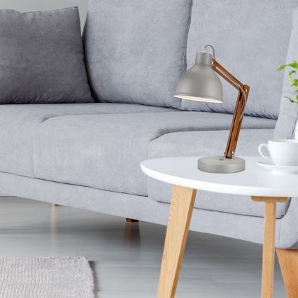 Namizna svetilka MARCELLO 1xE27/60W/230V bukev - FSC certifikat