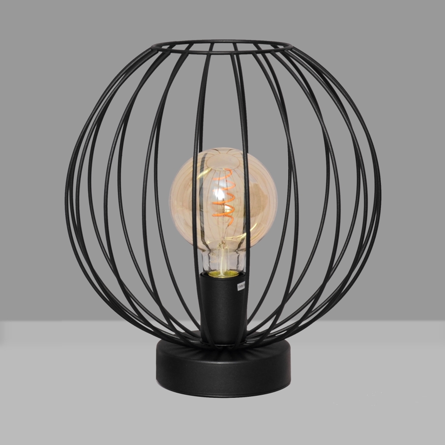 Namizna svetilka MERCURE 1xE27/15W/230V črna