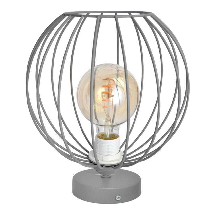 Namizna svetilka MERCURE 1xE27/15W/230V siva