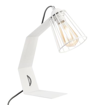 Namizna svetilka NANDO 1xE27/15W/230V bela