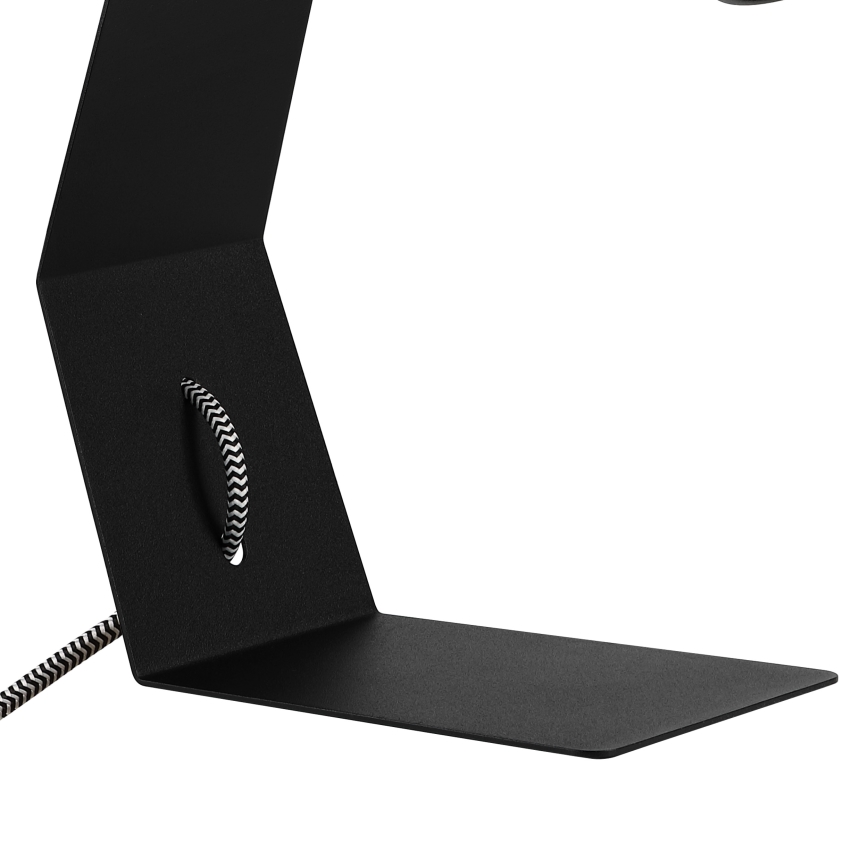 Namizna svetilka NANDO 1xE27/15W/230V črna