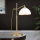 Namizna svetilka OLD LAMP 1xE27/40W/230V 65 cm bela/medenina