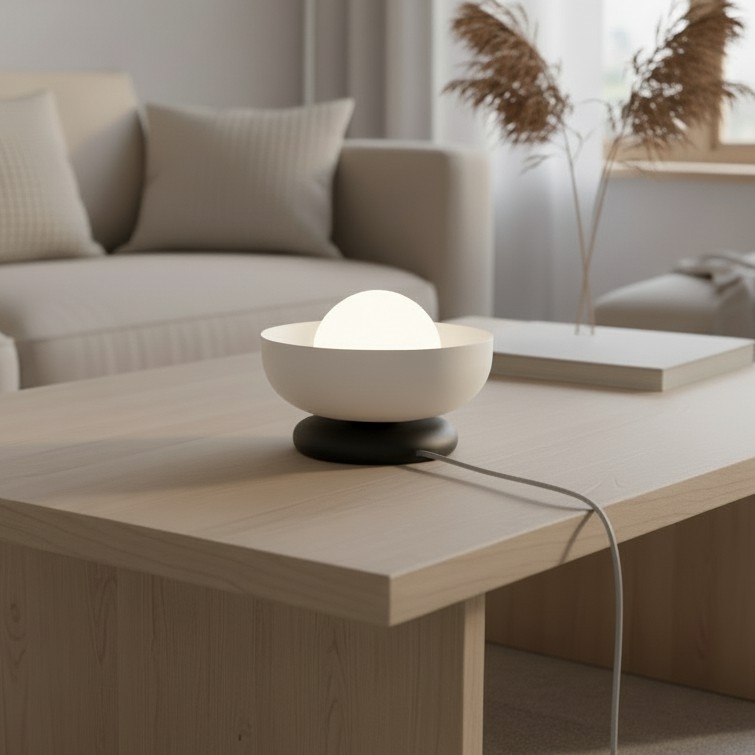 Namizna svetilka OZZY 1xG9/8W/230V bela