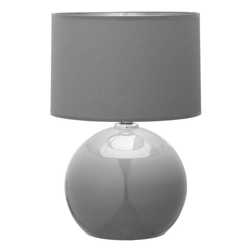 Namizna svetilka PALLA 1xE27/15W/230V siva