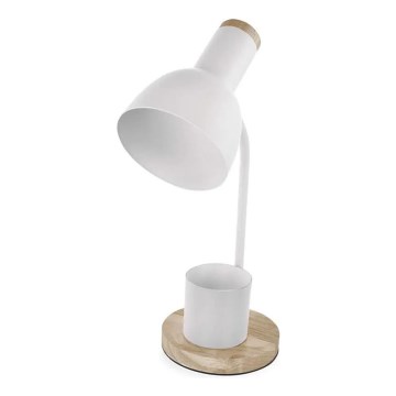 Namizna svetilka POPPY 1xE27/25W/230V bela