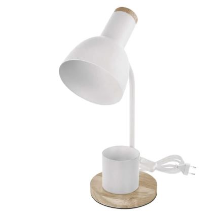 Namizna svetilka POPPY 1xE27/25W/230V bela