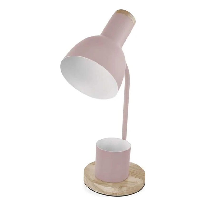 Namizna svetilka POPPY 1xE27/25W/230V rožnata