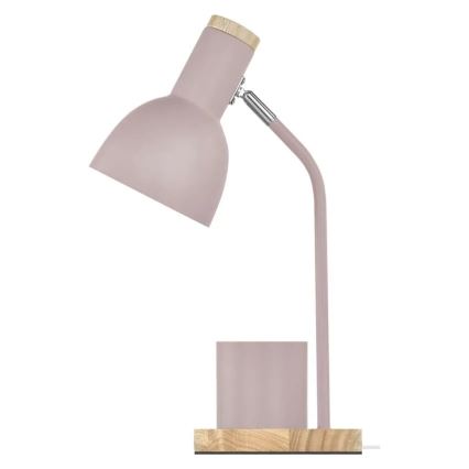Namizna svetilka POPPY 1xE27/25W/230V rožnata