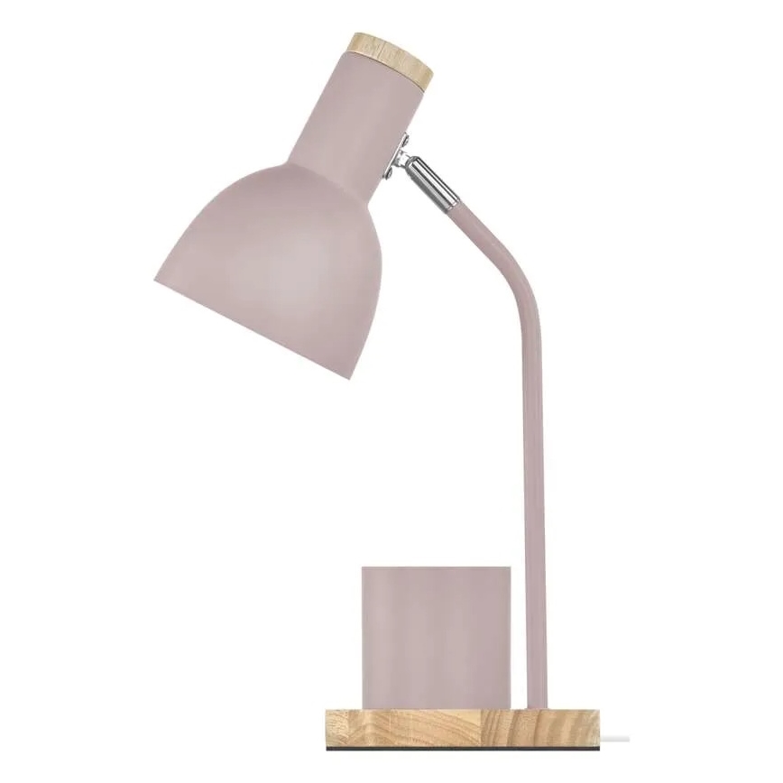 Namizna svetilka POPPY 1xE27/25W/230V rožnata