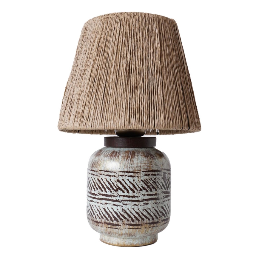 Namizna svetilka RAMZES 1xE27/40W/230V rjava