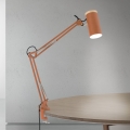 Namizna svetilka s sponko GILI 1xE27/40W/230V opečnata