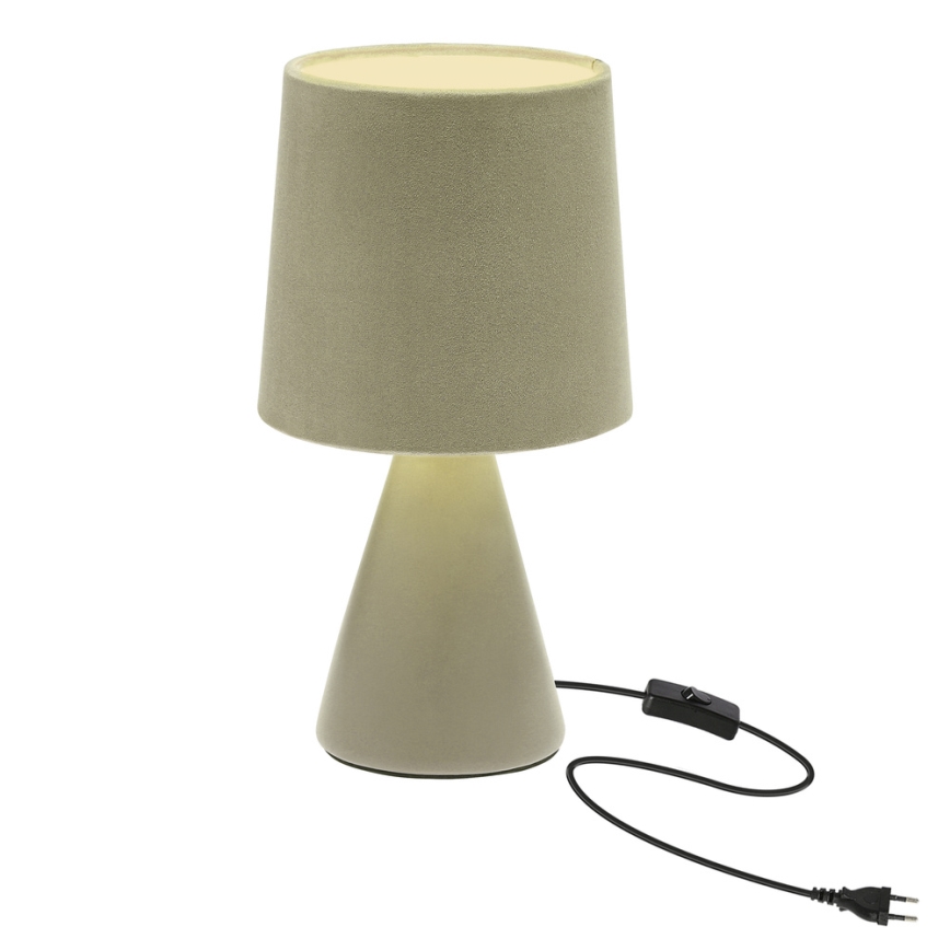 Namizna svetilka SATTI 1xE14/40W/230V zelena
