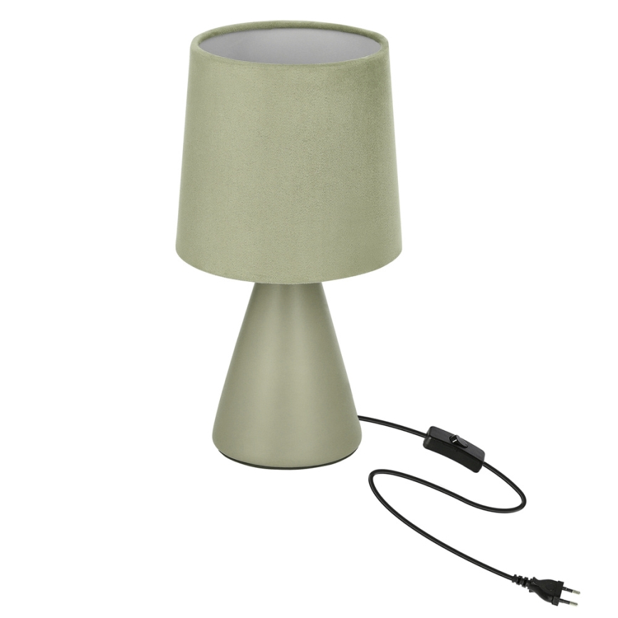 Namizna svetilka SATTI 1xE14/40W/230V zelena
