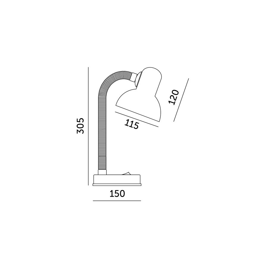 Namizna svetilka SMIESZEK 1xE27/40W/230V roza