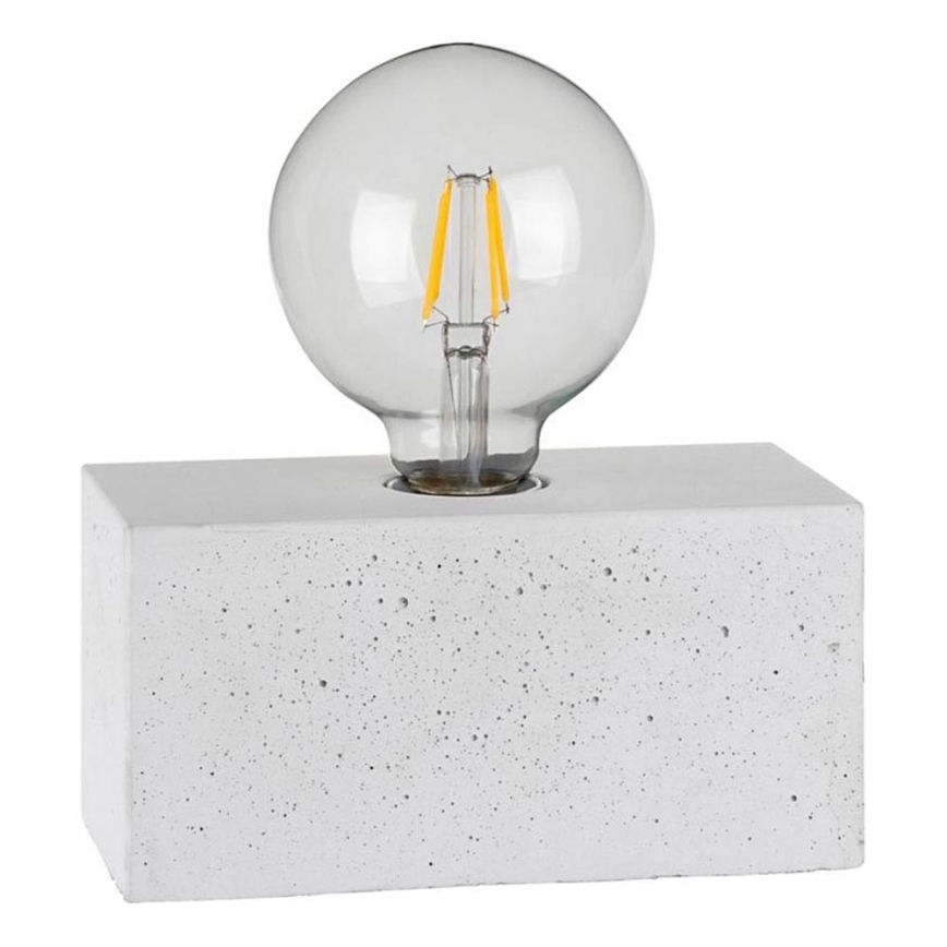 Namizna svetilka STRONG DOUBLE 1xE27/25W/230V beton