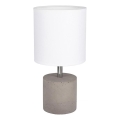 Namizna svetilka STRONG ROUND 1xE27/25W/230V beton