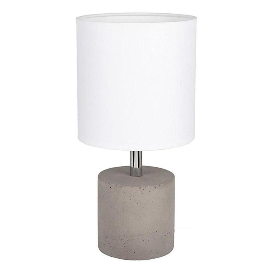 Namizna svetilka STRONG ROUND 1xE27/25W/230V beton