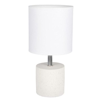 Namizna svetilka STRONG ROUND 1xE27/25W/230V beton