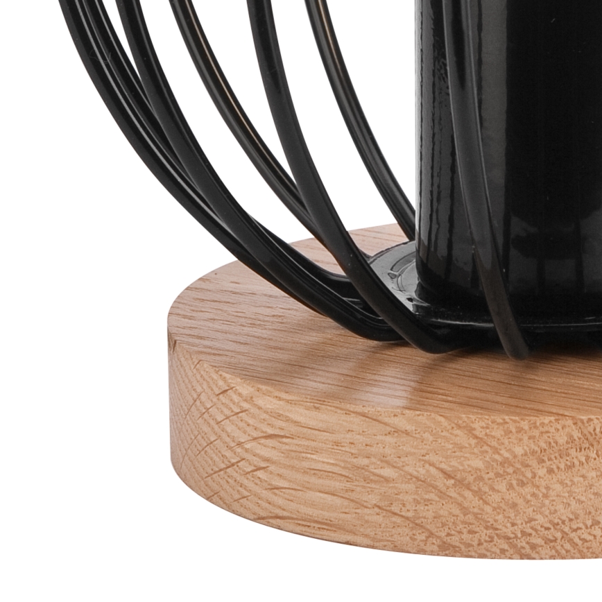 Namizna svetilka TIMO 1xE27/60W/230V črna