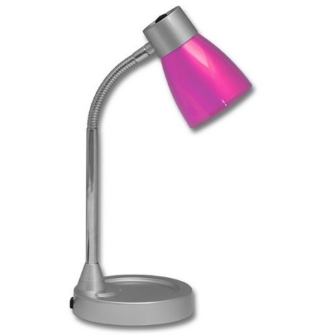 Namizna svetilka TINA 1xE14/25W/230V roza