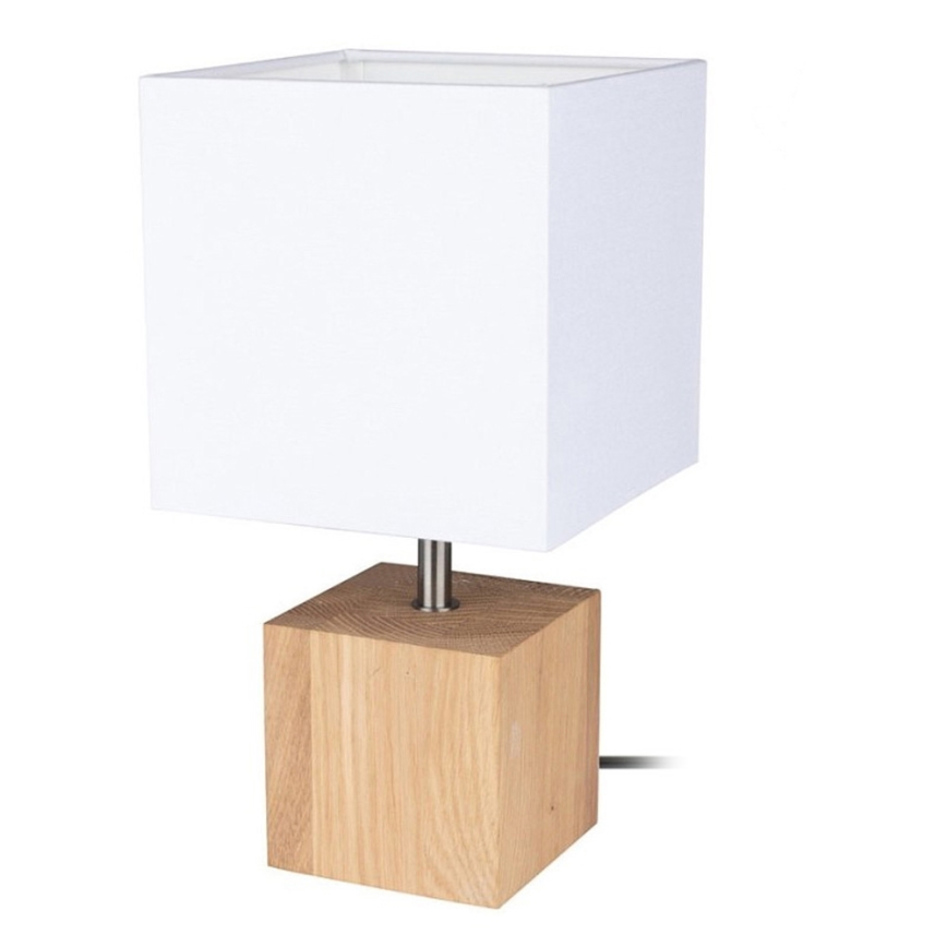 Namizna svetilka TRONGO SQUARE 1xE27/25W/230V hrast