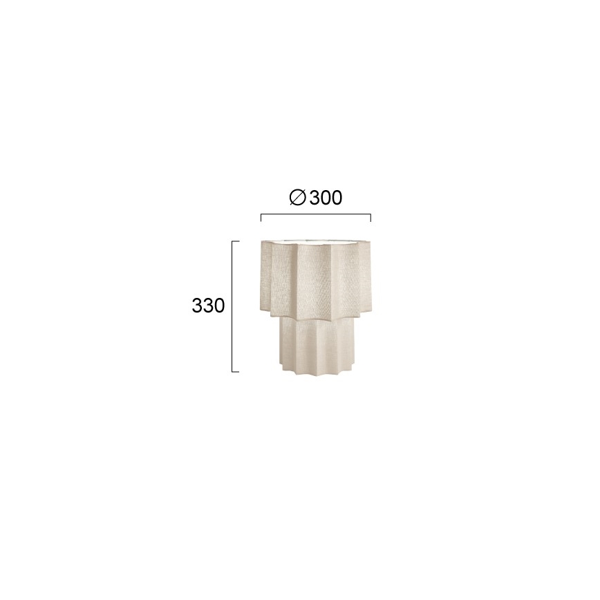 Namizna svetilka WAVY 1xE27/14W/230V bežna