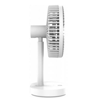 Namizni polnilni ventilator z LED svetilko 3000 mAh / 3,7 V USB-C