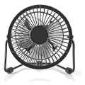 Namizni ventilator 3W/USB 10 cm črna