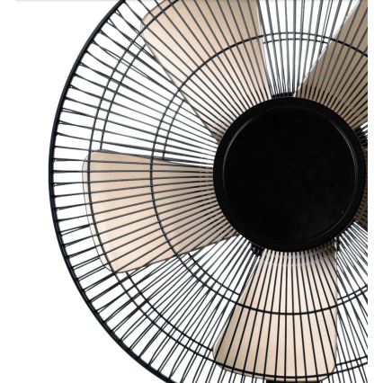 Namizni ventilator 40W/230V pr. 35 cm črna/zlata