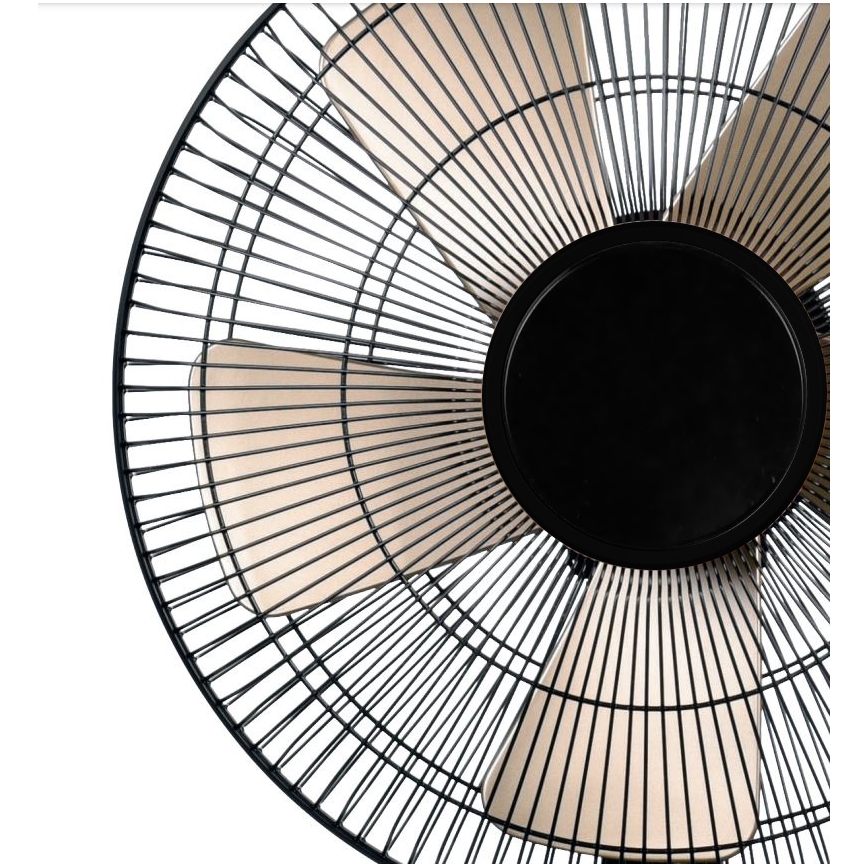 Namizni ventilator 40W/230V pr. 35 cm črna/zlata