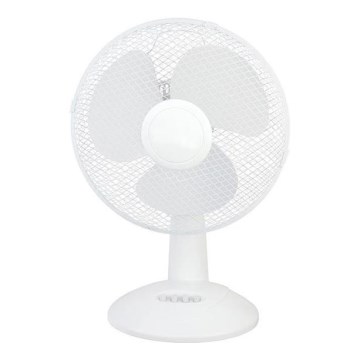 Namizni ventilator, 45 W / 230 V, premer 45 cm, bela