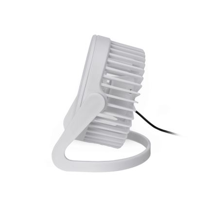 Namizni ventilator USB premera 15 cm, bela