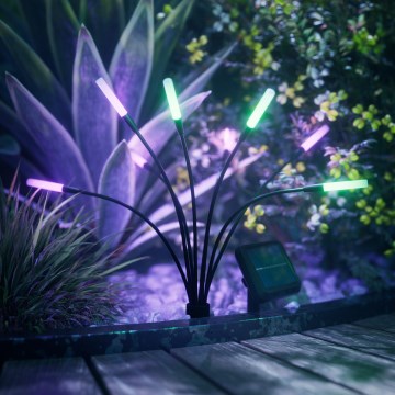 Nanoleaf - Komplet 2x LED RGBW sončnih svetilk LED/1200 mAh IP65 + daljinski upravljalnik