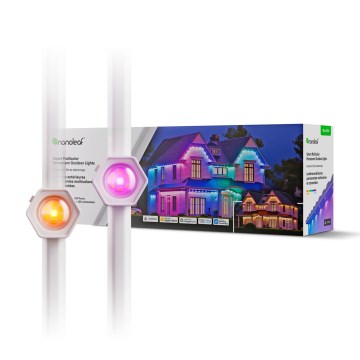 Nanoleaf - LED RGBCW zatemljiv zunanji niz 30xLED/2,4W/230V 15m 2200-6500K IP67 Wi-Fi + daljinski upravljalnik