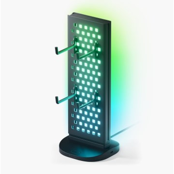 Nanoleaf - LED RGBIC Zatemnitvena namizna miza stanice 5V 2700-6500K črna